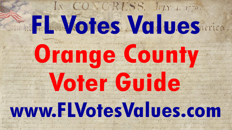 Orange County Voter Guide Florida Votes Values